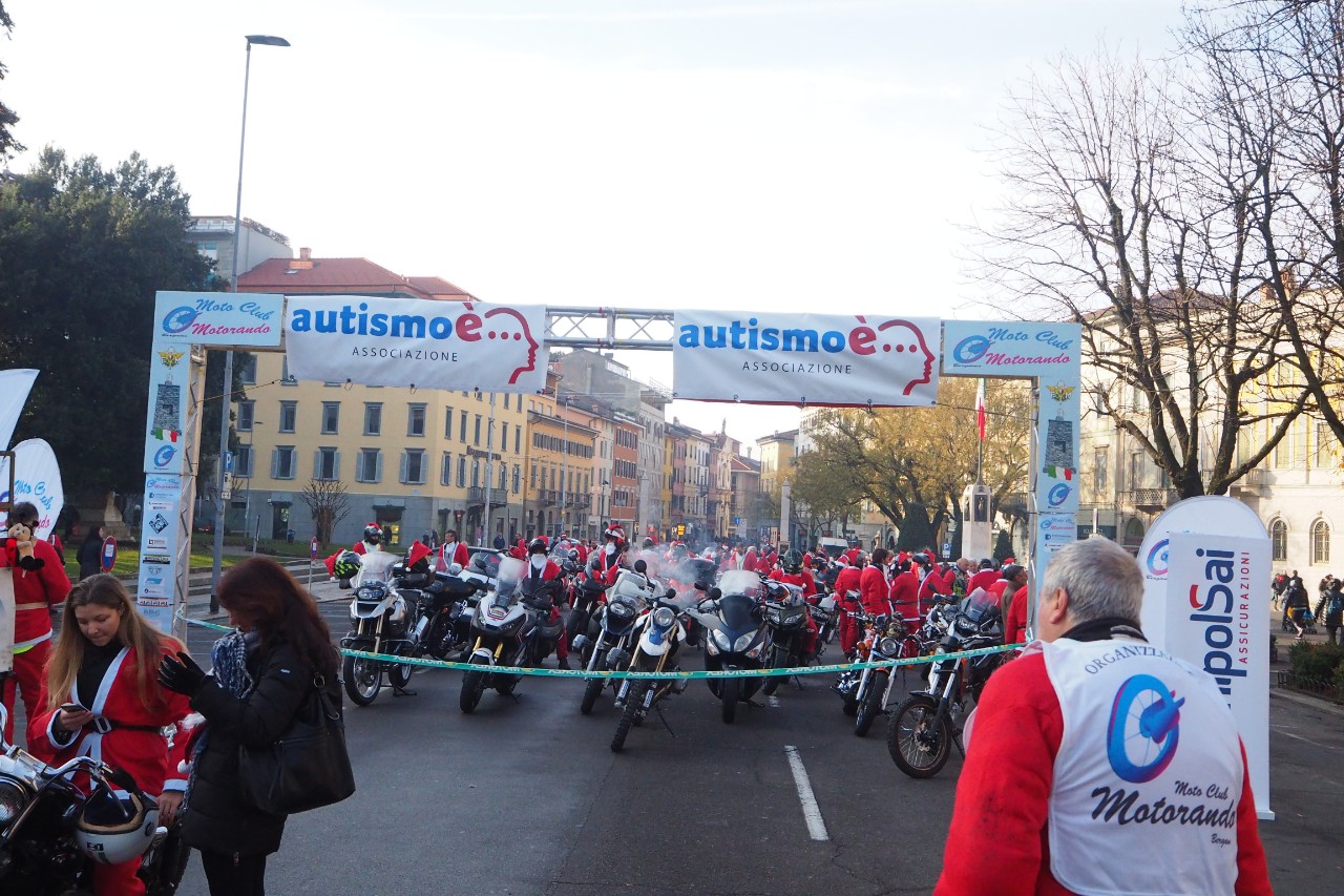 Tutti (a Bergamo) per il Babbo Bikers